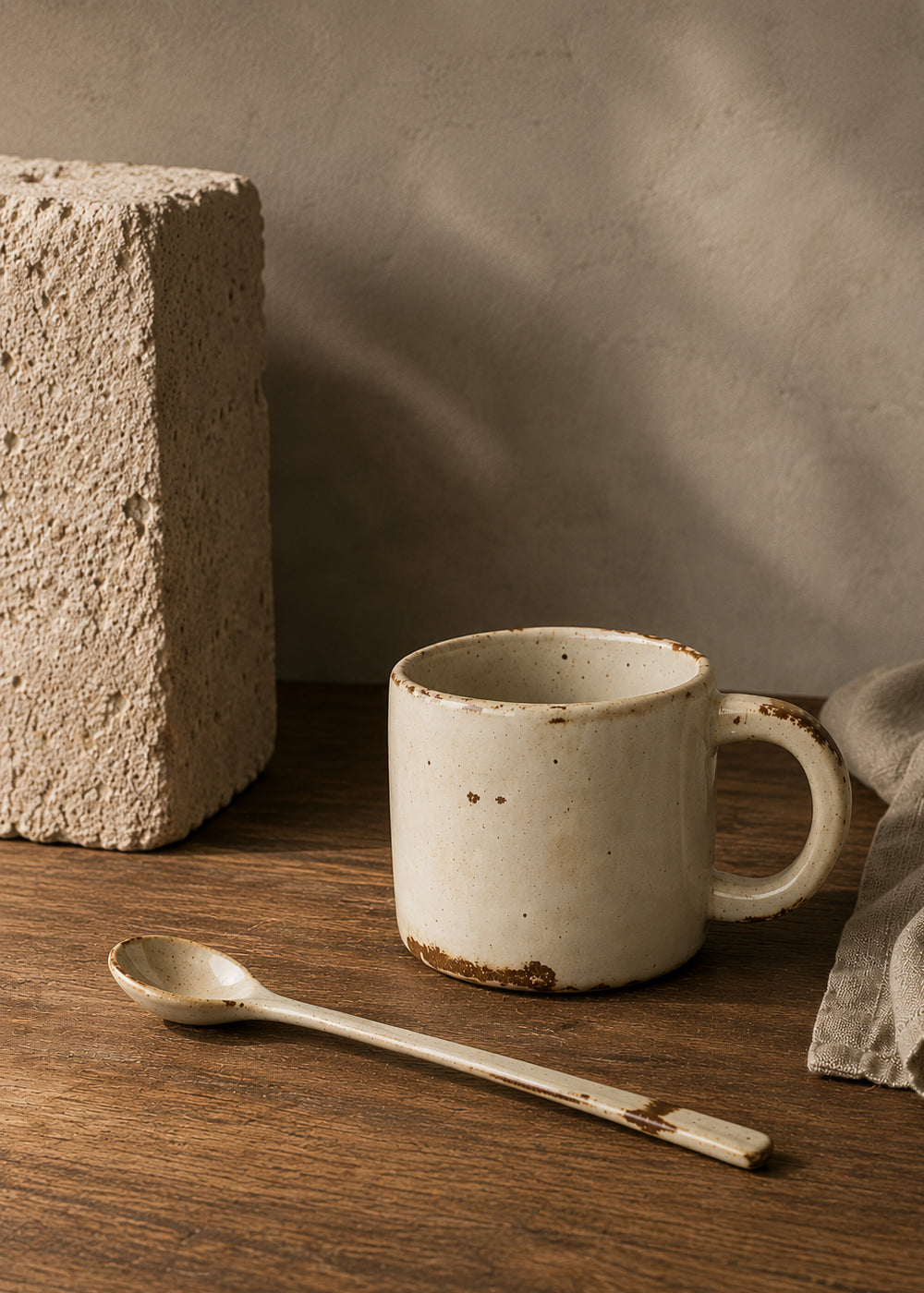 Asa Speckled Stoneware Mug, Set of 2