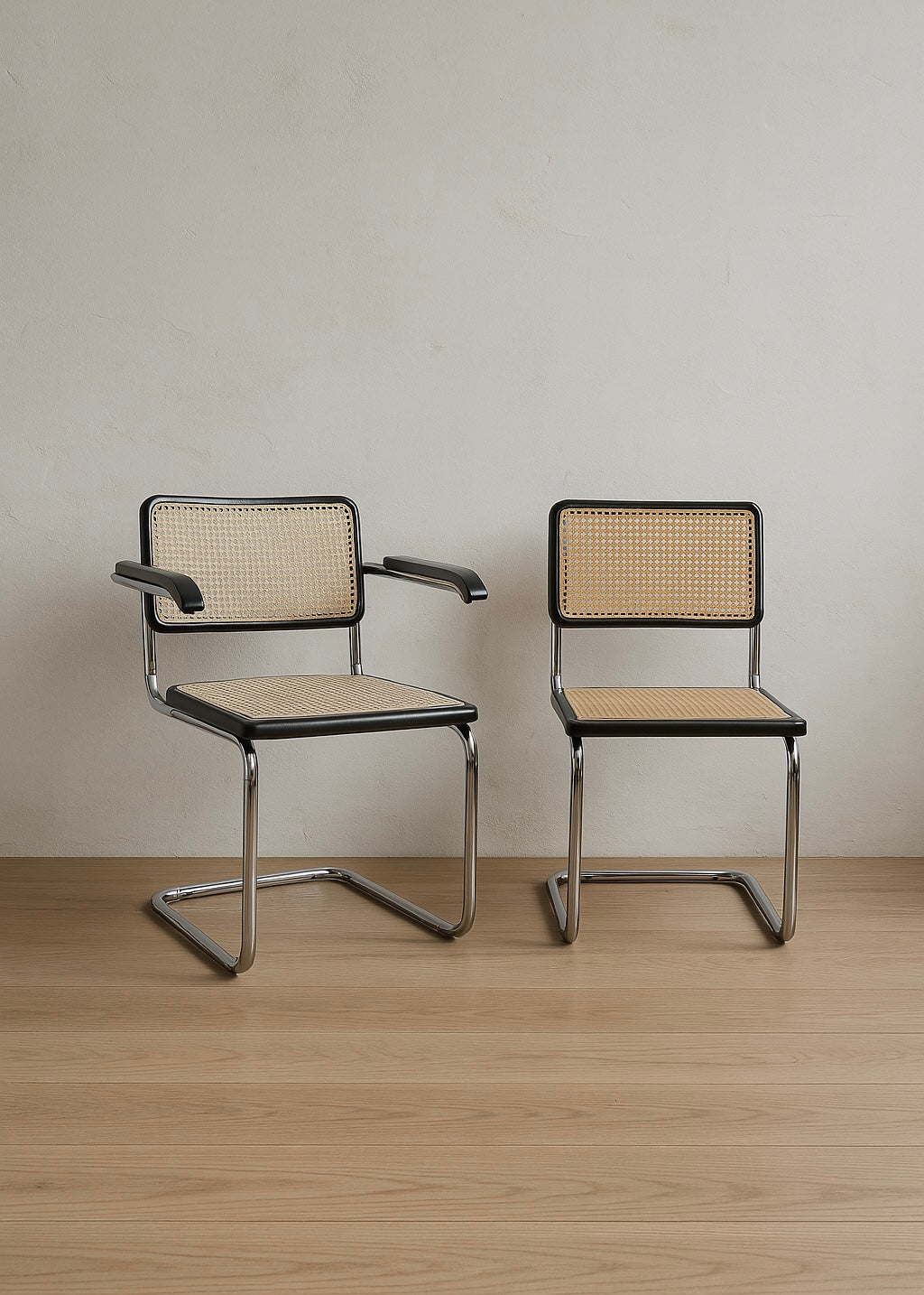 Rattan Dining Chairs – Black (with and without arms available)