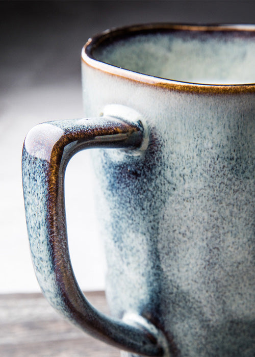 Coffee Mug, Blue, Kitchen (Set of 2)