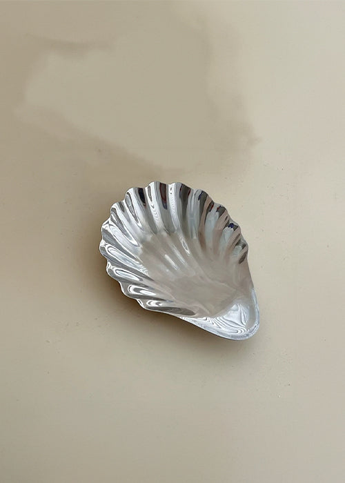 Metal Shell Plate (Stainless Steel), Decor