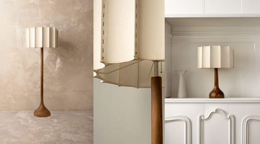 The Rinkaku Wooden Lamp: Rustic meets Elegance