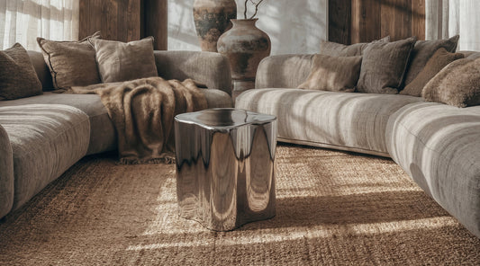 stainless steel coffee table 