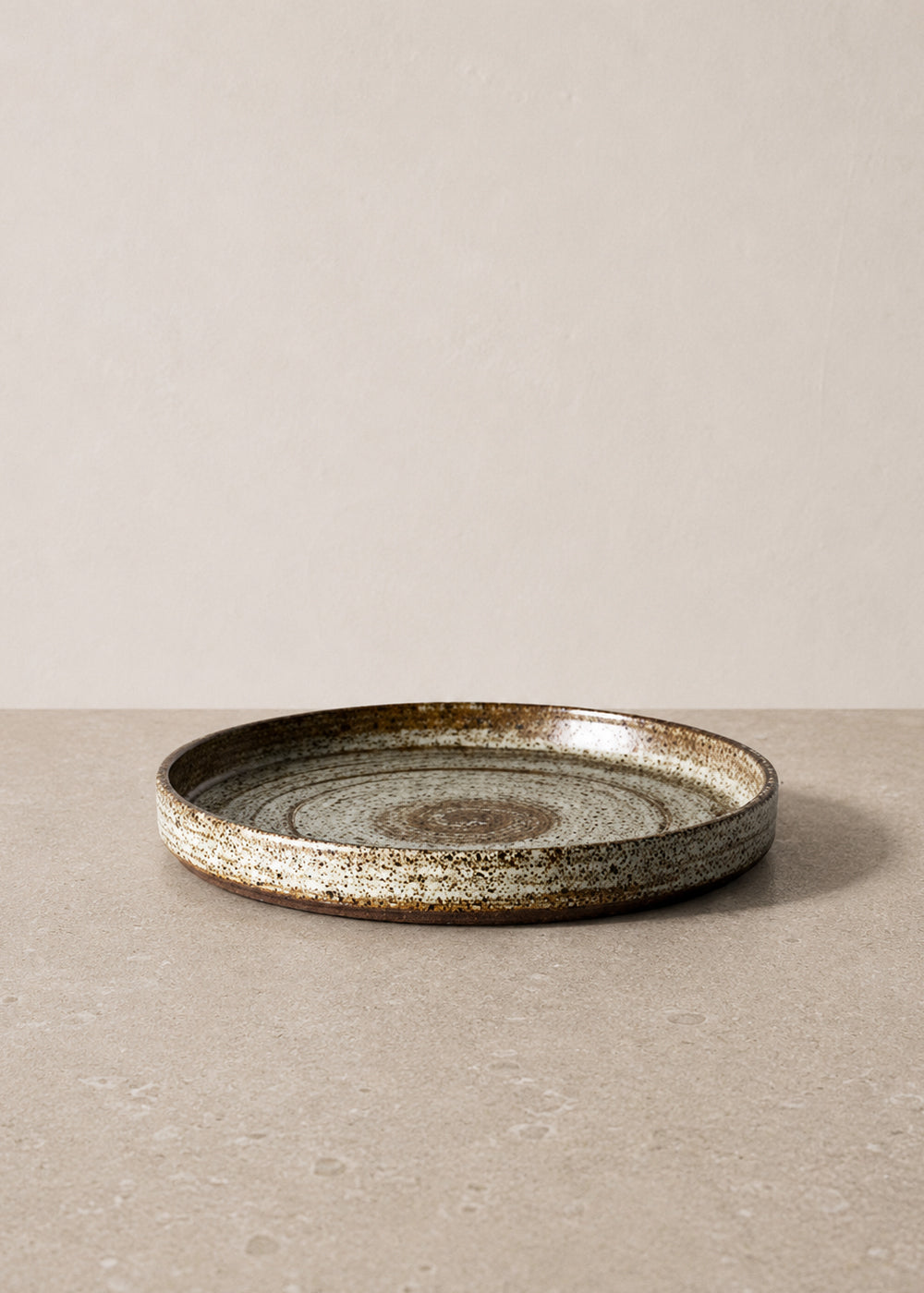 Iwa dinner plate from above