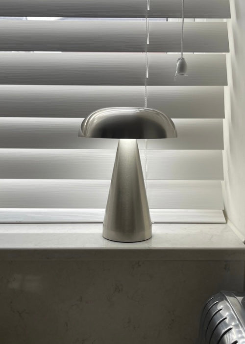 Stainless Steel Table Lamp, Light, Decor