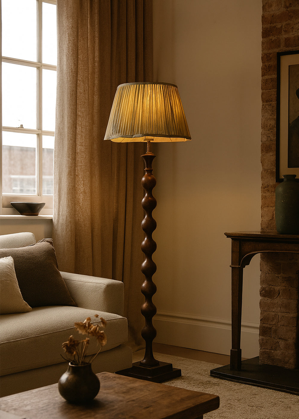 Rinto, Wooden Floor Lamp