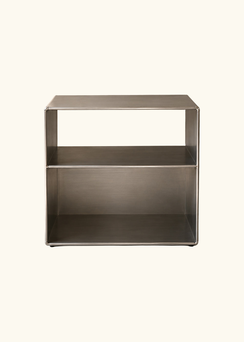 Hako, Brushed Steel Side Table