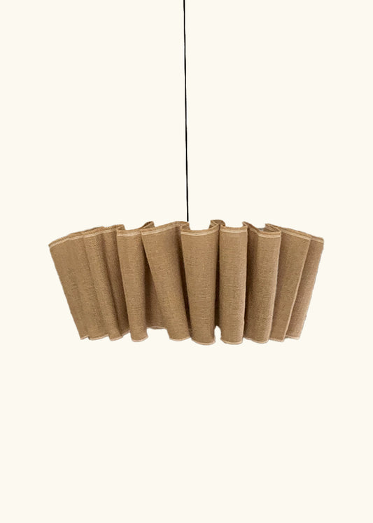 Linen Wave, light Shade & Pendant / 80cm