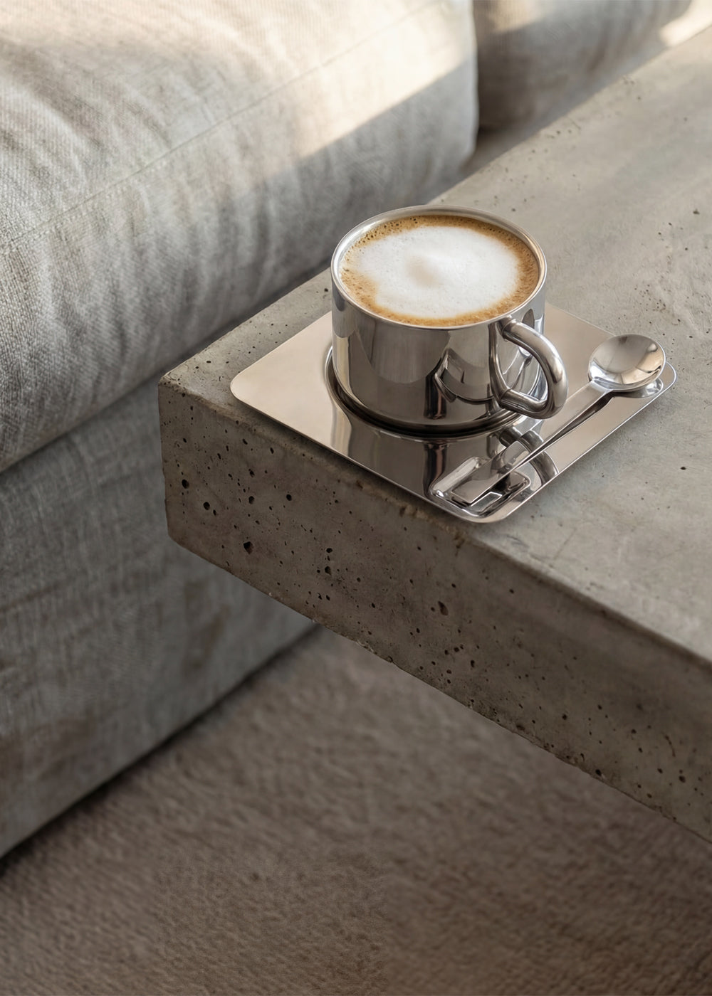 Stainless Steel Coffee Cup Set (2 Pieces), Kitchenware
