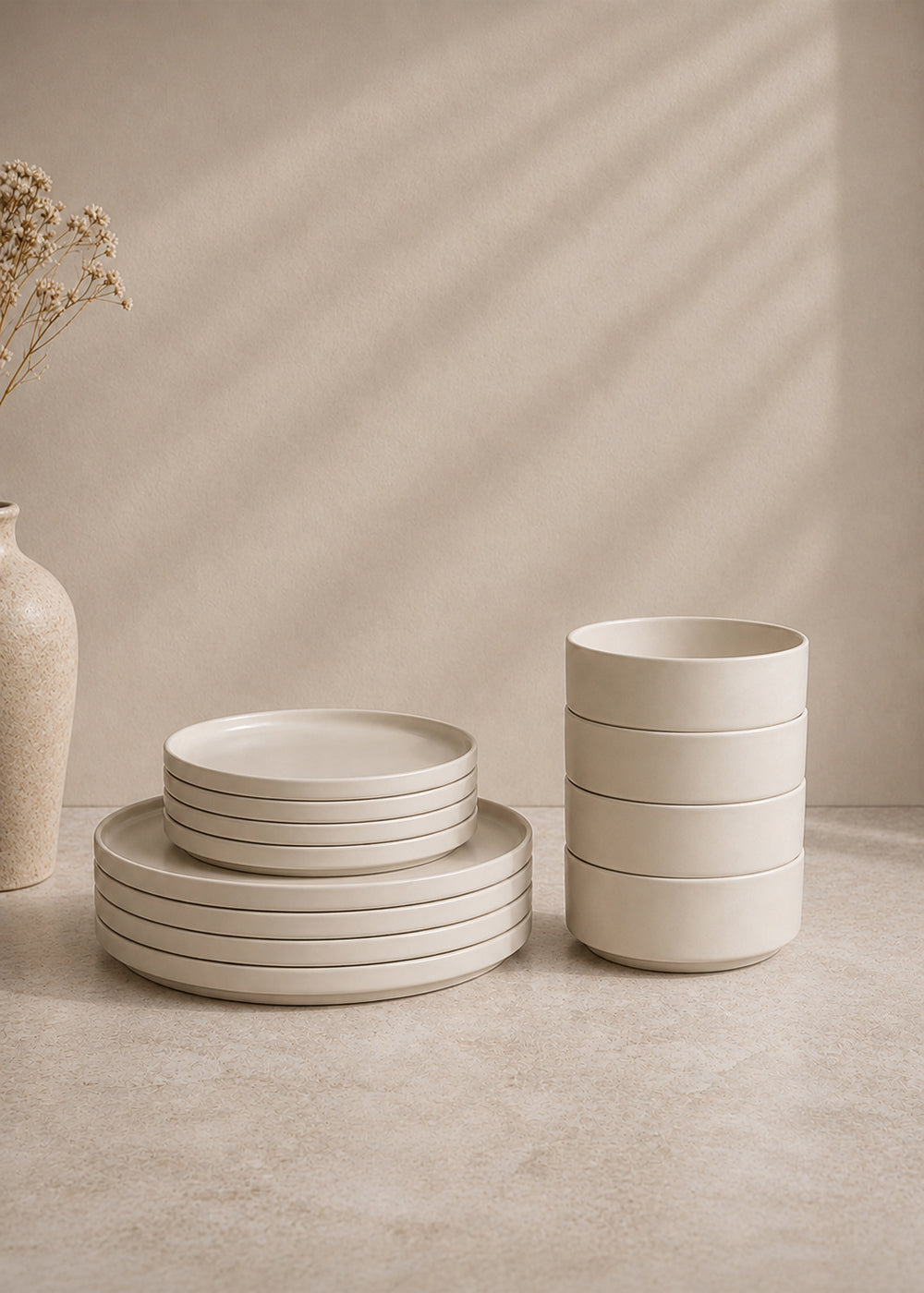 Yume, Stoneware Dinner Set, 12 Piece