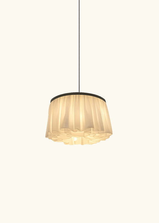 Akari, Pleated Hemp Pendant Light
