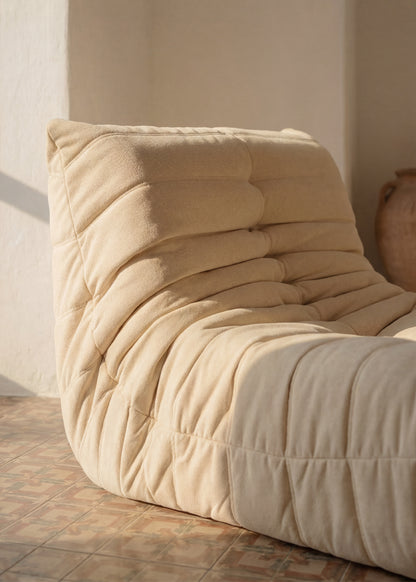 Yawara Low Lounge Chair | Faux Suede