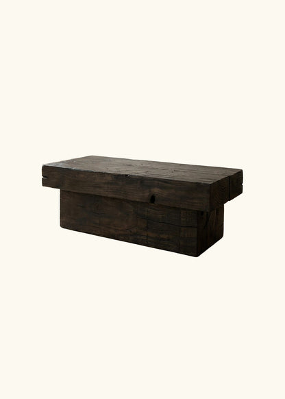 Kura, Solid Wood Plinth Table