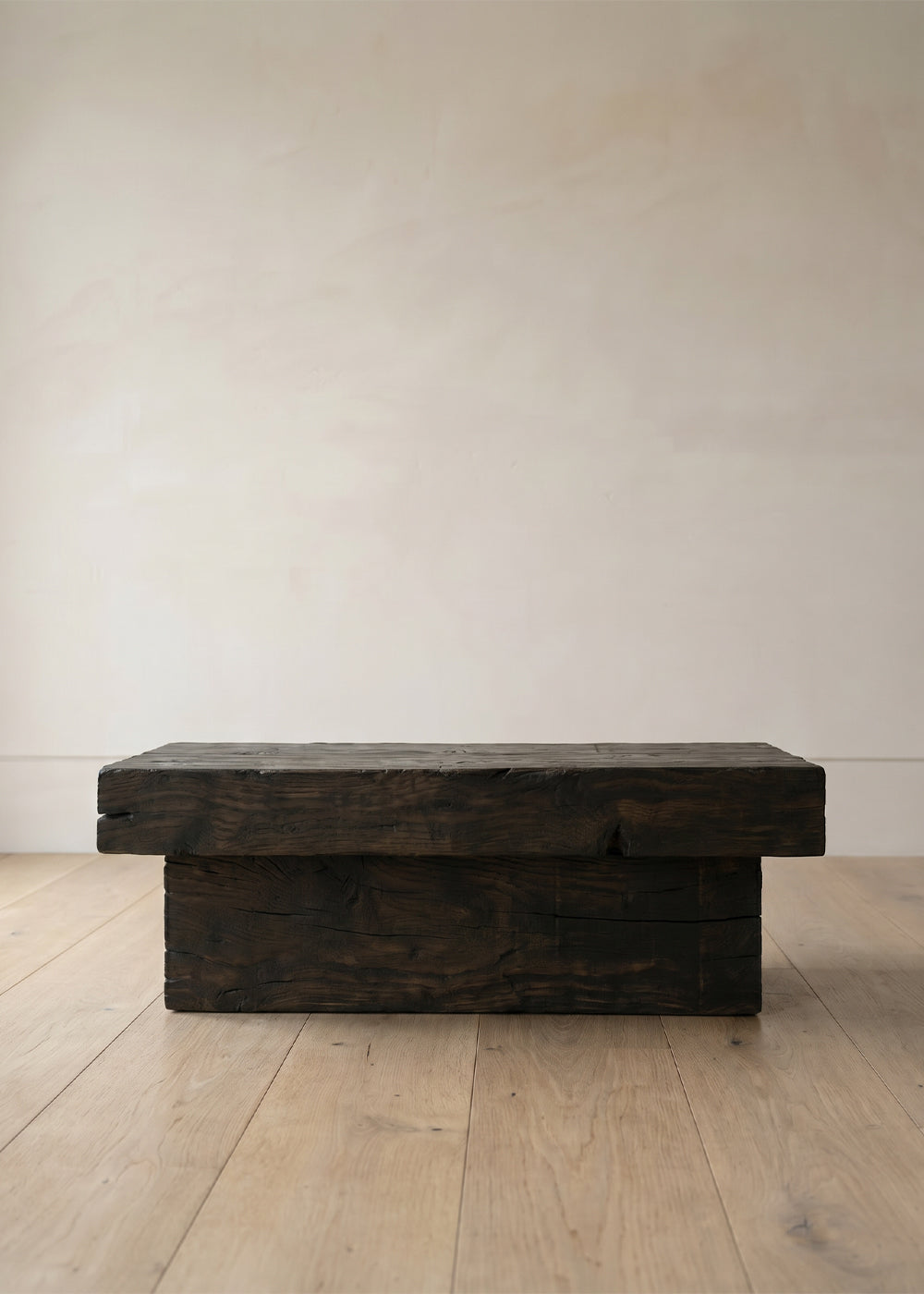 Kura, Solid Wood Plinth Table