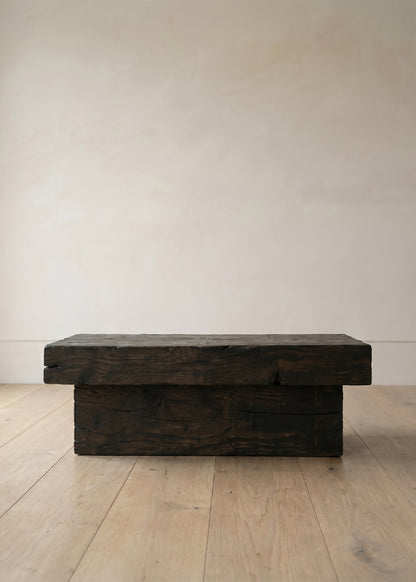 Kura, Solid Wood Plinth Table