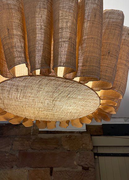 Linen Wave light Shade & Pendant  / 80cm