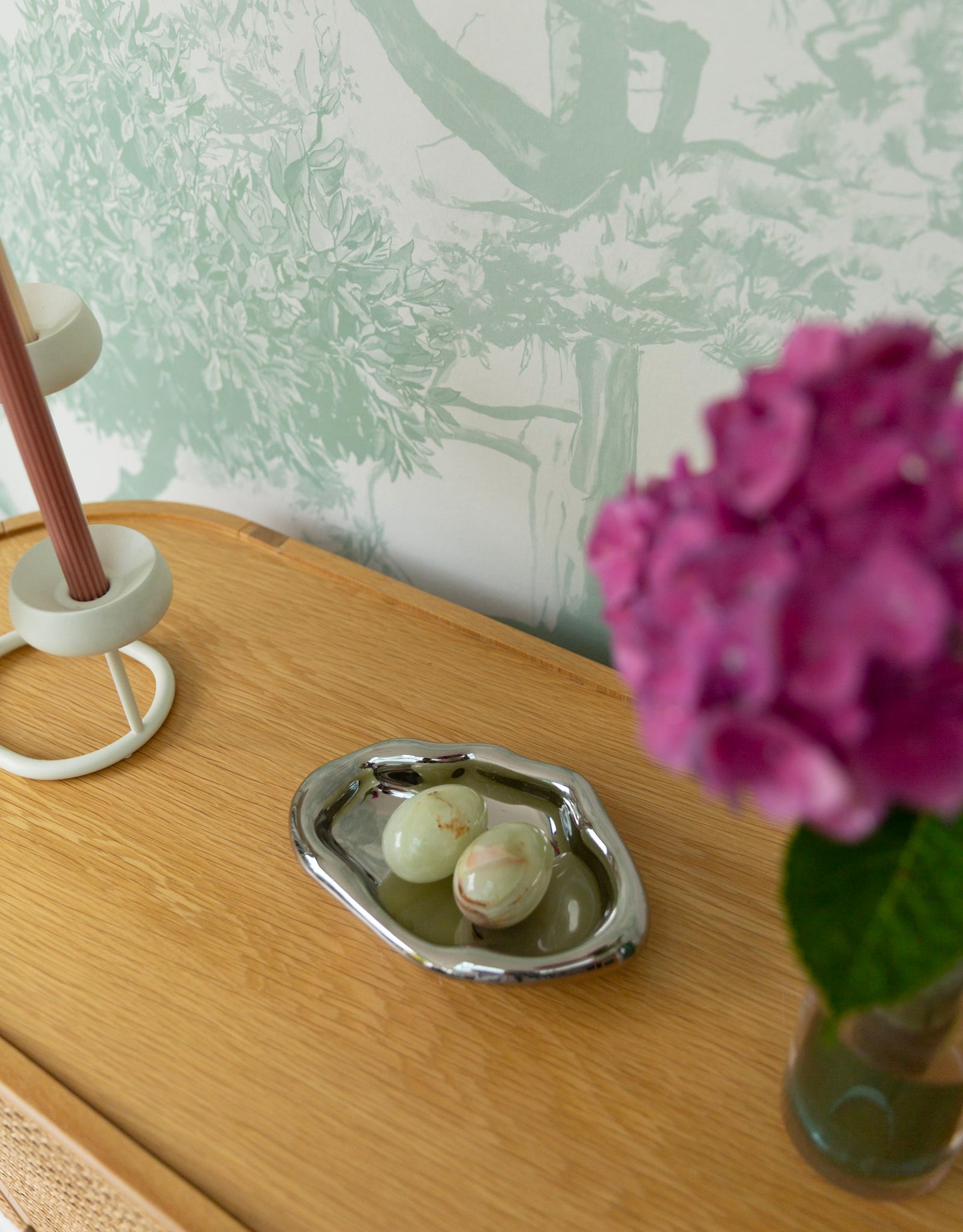 Shizuku Polished Chrome Tray | Catch-All Dish