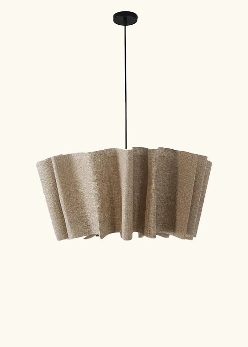 Linen Wave light Shade & Pendant  / 80cm