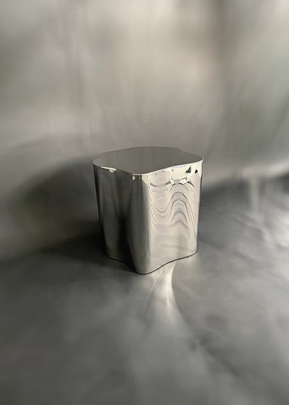 Metal Side Table / Coffee Table (Stainless Steel) 45cm W x 45cm D x 45cm H