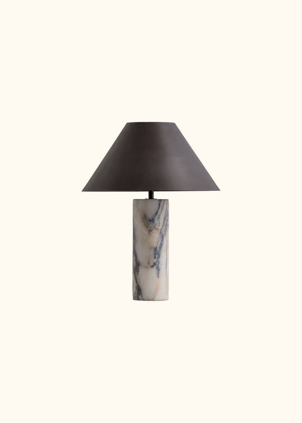 Marble Column Table Lamp