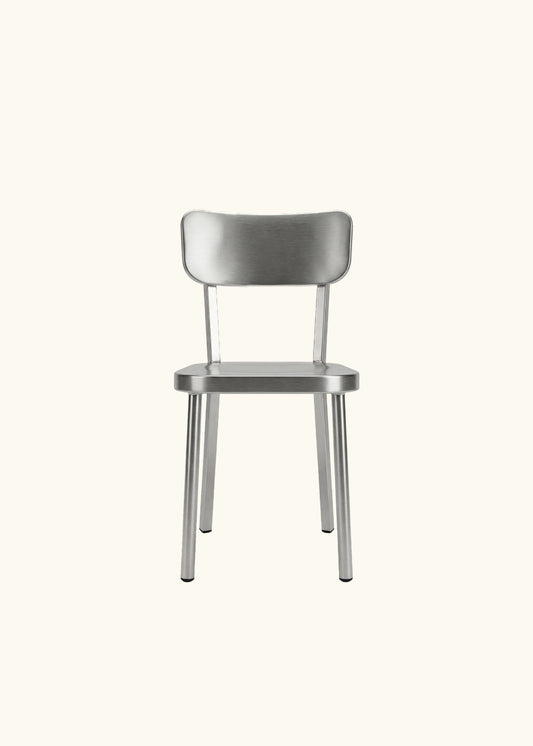 Brushed Steel Dining Chair