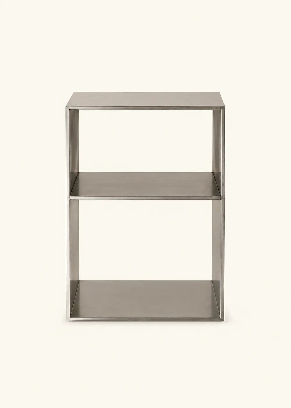 Hako, Brushed Steel Side Table