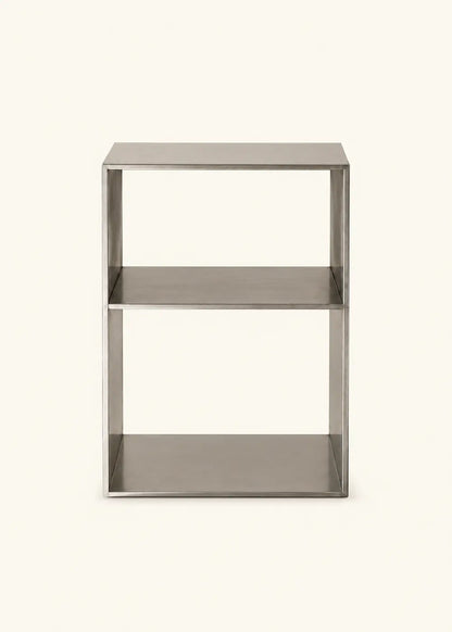 Hako, Brushed Steel Side Table