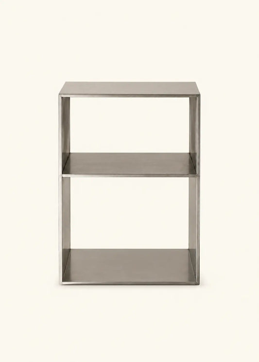 Hako, Brushed Steel Side Table