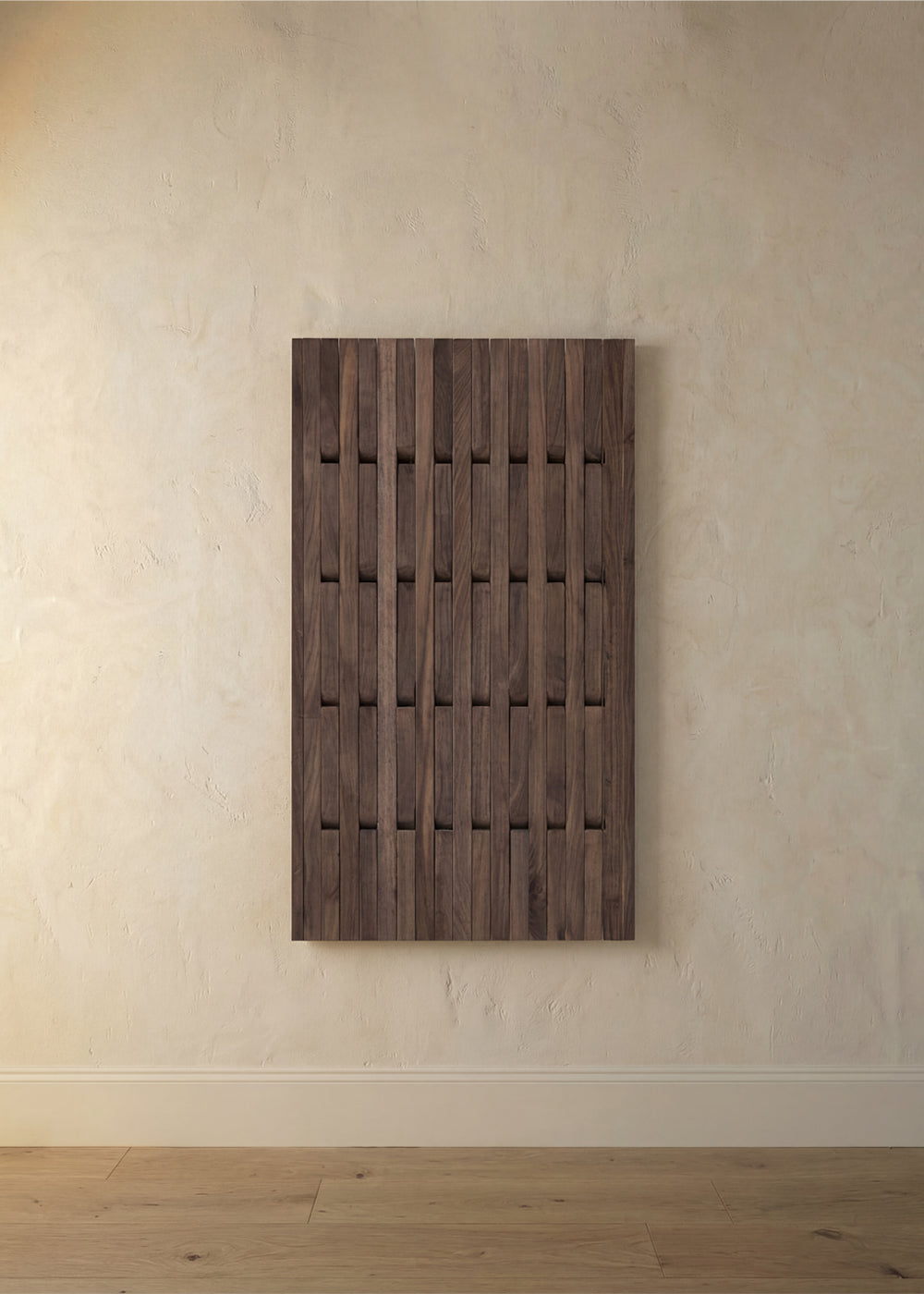 Walnut Slat Wall Rack
